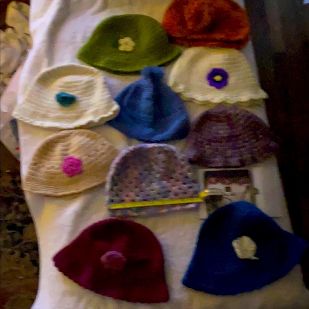 Handmade crocheted Beanies